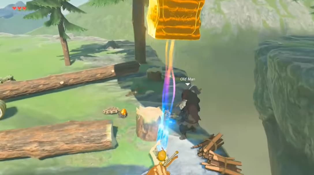 Ponen a prueba la paciencia del anciano de Zelda: Breath of the Wild en este vídeo