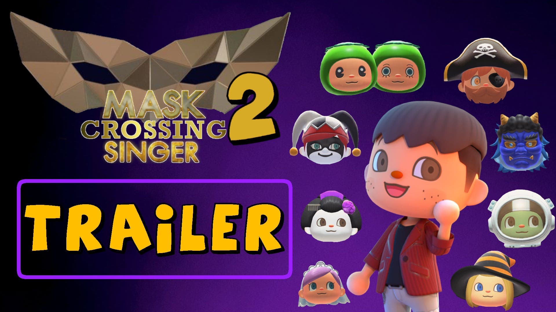 Mask Singer en Animal Crossing: New Horizons existe gracias a los fans y el objetivo es adivinar a los vecinos ocultos tras las máscaras