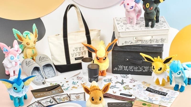 Merchandise Pokémon: nueva colección de artículos y fondos de pantalla de Eevee y sus evoluciones