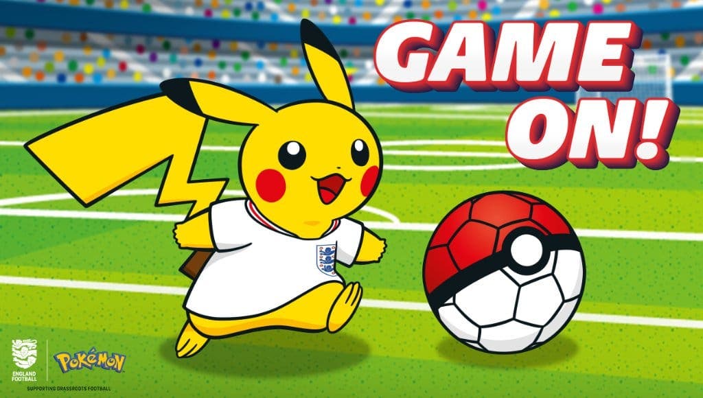 Pokémon manda su apoyo a la Selección de Fútbol de Inglaterra para la Eurocopa 2021