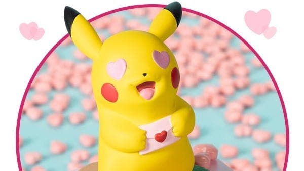Merchandise Pokémon: figura de Pikachu Enamorado, ropa inspirada en artículos de Pokémon GO, peluches de Takara Tomy Arts y más