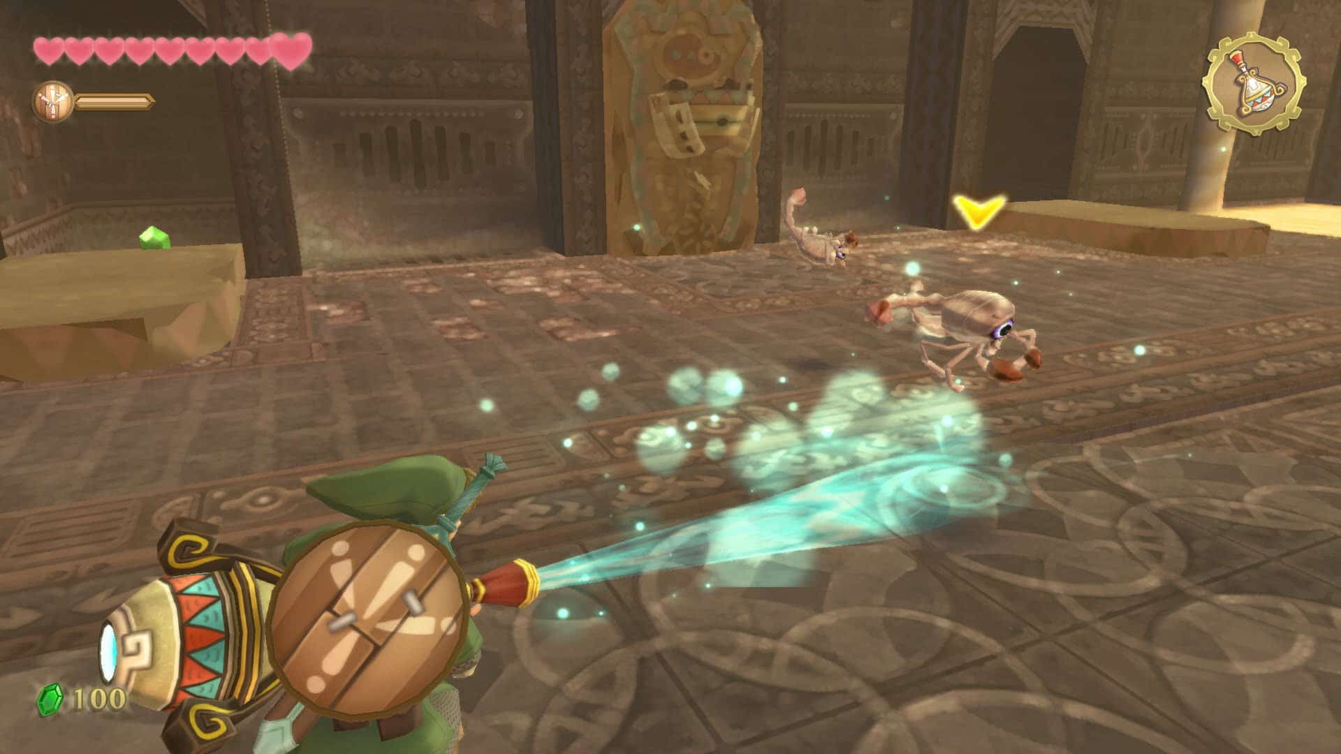 Nuevo gameplay de Zelda: Skyward Sword HD centrado en el ánfora de aire