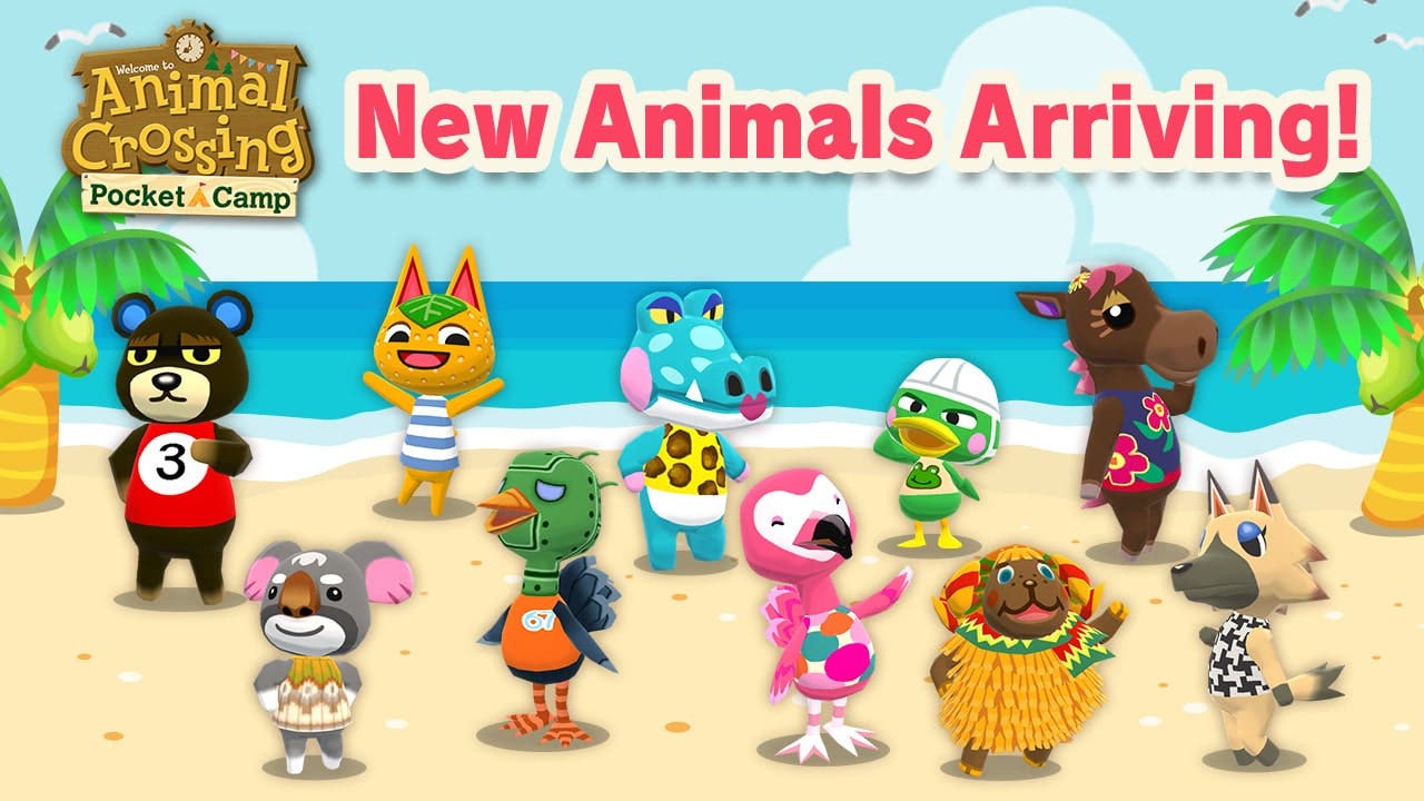 Animal Crossing: Pocket Camp recibe estos nuevos campistas