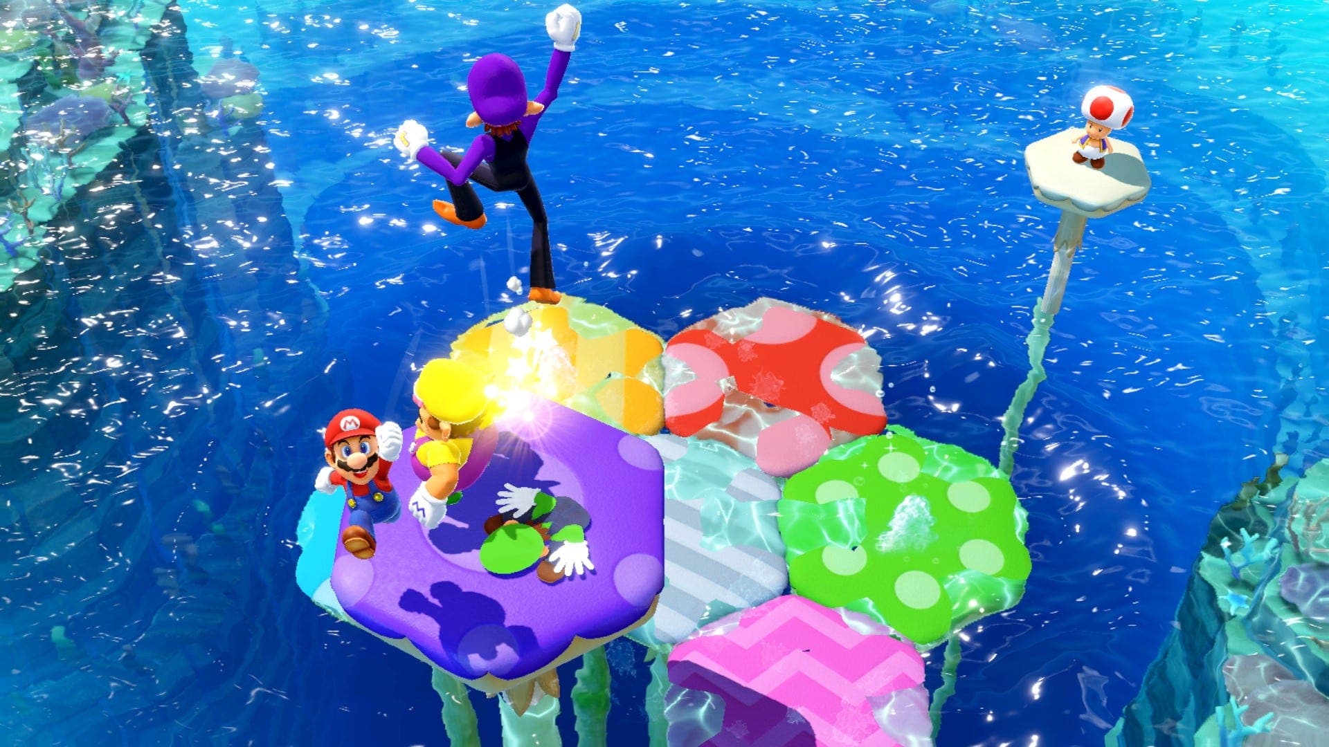 Mario Party Superstars incluye cambios que facilitan el juego a las personas daltónicas