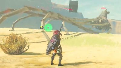 Nuevo glitch hallado en Zelda: Breath of the Wild alarga las patas de los Guardianes al estilo One Piece