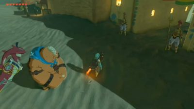 Intentan llevar a Sidon y Yunobo a la Ciudadela Gerudo de Zelda: Breath of the Wild