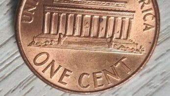 Hay un Diddy Kong micrograbado en esta moneda de 1 centavo