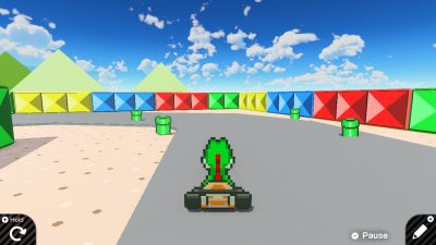 Recrean Mario Kart en Estudio de videojuegos con 8 personajes jugables