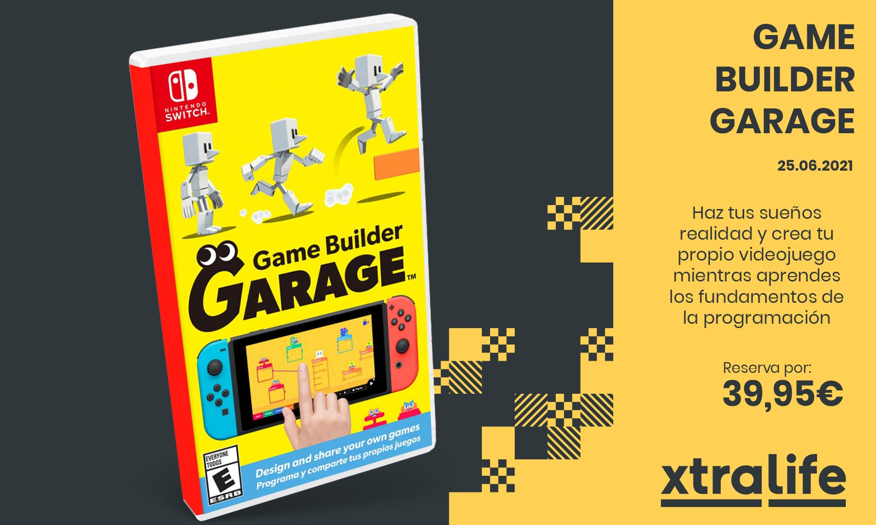Crea tu propio videojuego con Game Builder Garage: reserva disponible