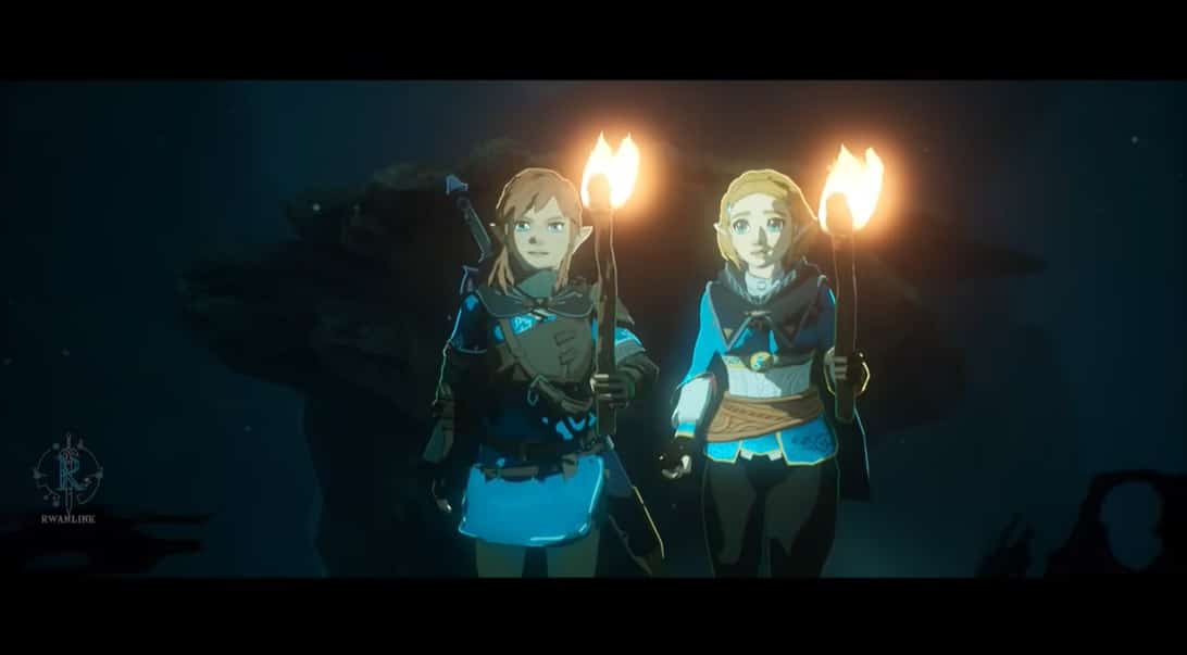 Artista crea esta espectacular animación que completa la escena de Zelda: Breath of the Wild 2