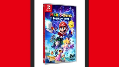 Este es el boxart de Mario + Rabbids Sparks of Hope para Nintendo Switch