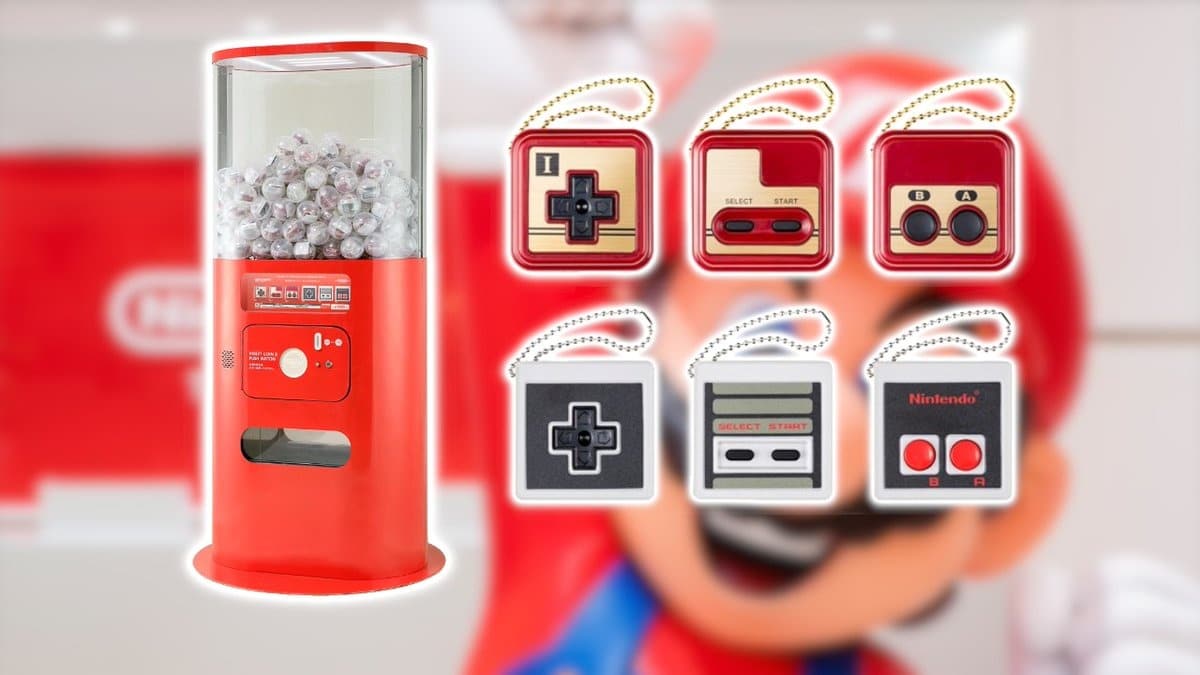 Las tiendas de Nintendo Tokio reciben gashapones inspirados en los botones de los mandos de Famicom y NES