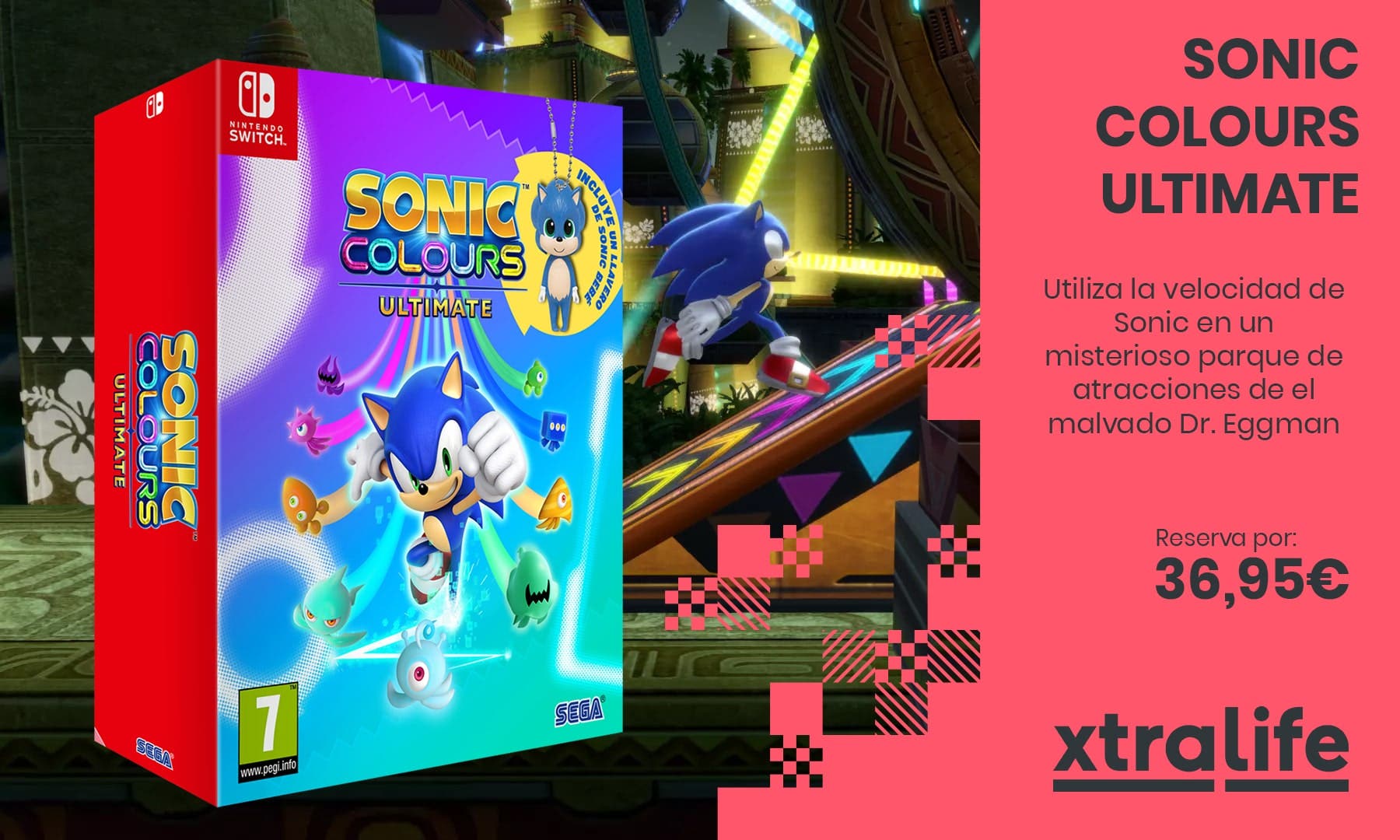 Vuelve la velocidad con Sonic Colours Ultimate para Nintendo Switch: reserva disponible