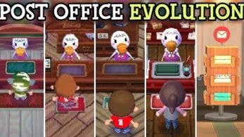 Nos muestran la triste evolución de la oficina de correos en Animal Crossing