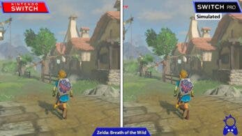 Así se verían en una supuesta Nintendo Switch Pro Zelda: Breath of the Wild, Animal Crossing, Metroid Dread y más según esta comparativa simulada