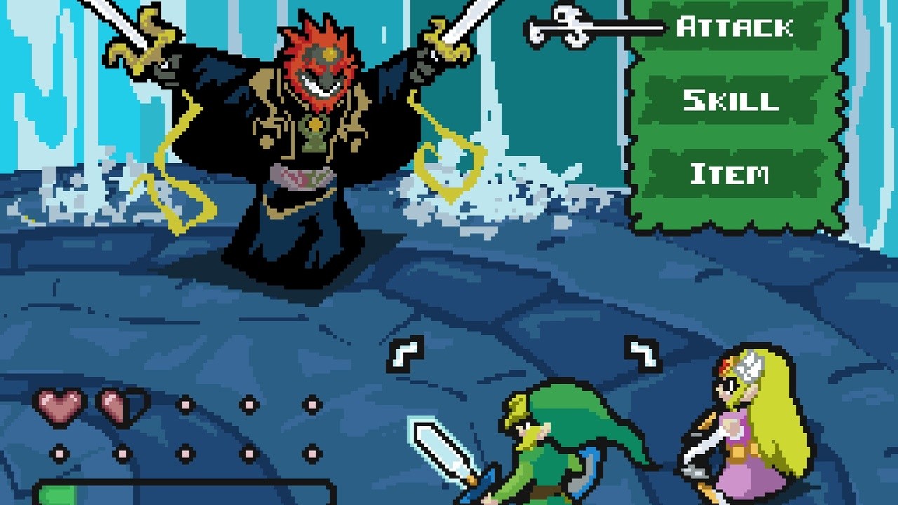 Imaginan cómo sería Zelda: The Wind Waker al estilo RPG por turnos