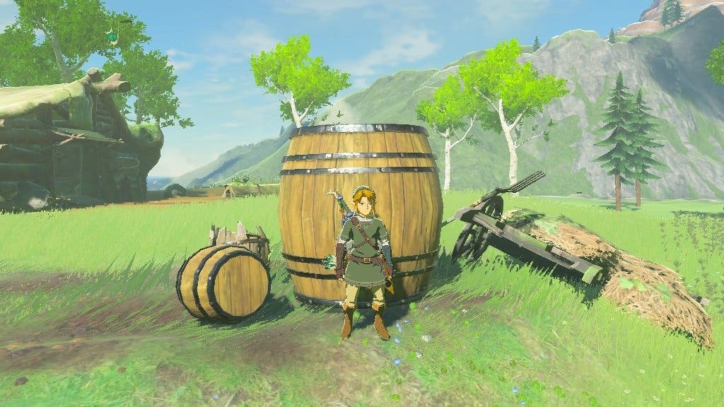 Jugador de Zelda: Breath of the Wild descubre por error una mecánica de barriles y se hace viral