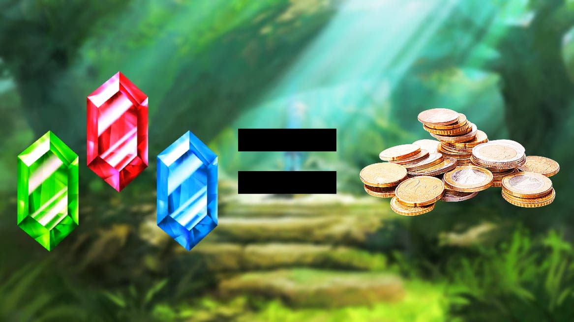 ¿A cuánto equivalen las rupias de The Legend of Zelda en dinero real?