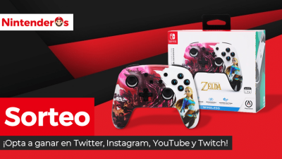 [Act.] ¡Sorteamos este Pro Controller para Nintendo Switch de la luna carmesí de Zelda: Breath of the Wild!