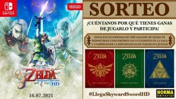 Participa en el nuevo sorteo #LlegaSkywardSwordHD de Nintendo España y opta a ganar un lote con las tres enciclopedias de The Legend of Zelda