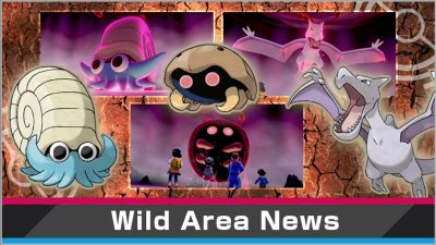 Pokémon Espada y Escudo recibe evento de Incursiones Dinamax con Pokémon fósiles