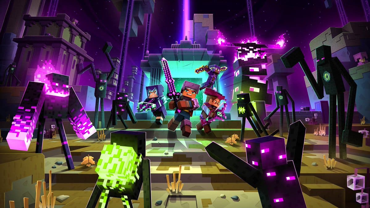 Minecraft Dungeons celebra la llegada de su actualización Luminous Night