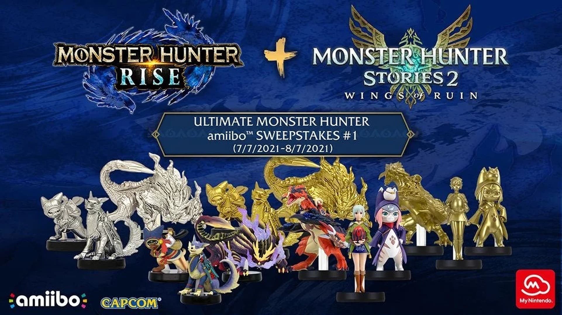 Nintendo sortea 15 amiibo de Monster Hunter para los jugadores norteamericanos