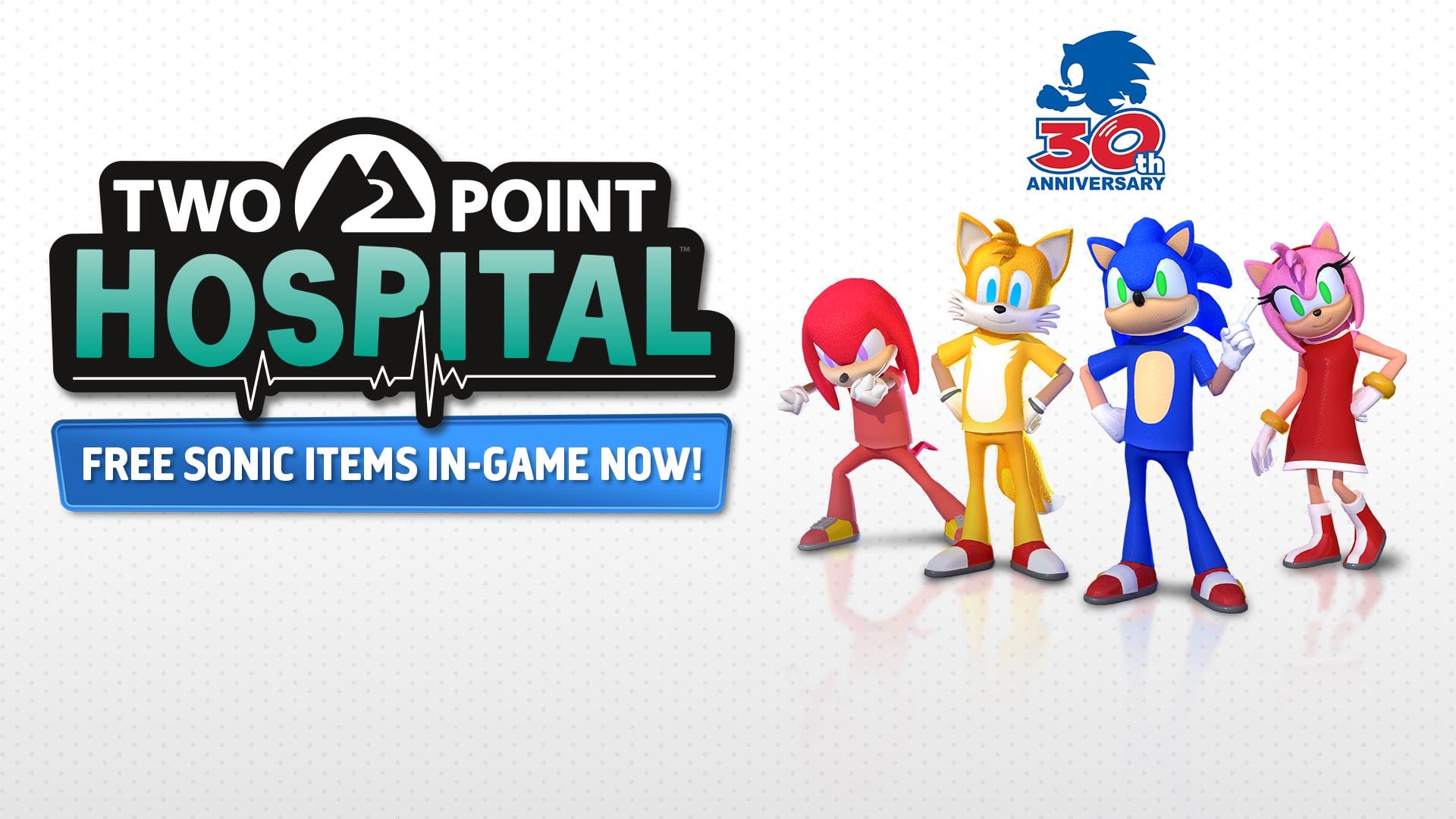 Two Point Hospital celebra la llegada de sus contenidos de Sonic con este vídeo