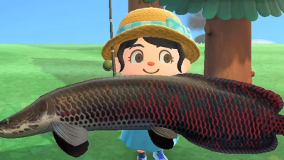 Jugadora se vuelve viral al soltar así peces grandes en Animal Crossing: New Horizons