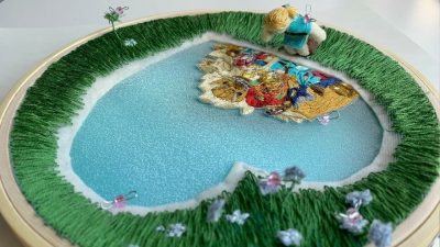 Echad un vistazo a estos geniales bordados con efecto 3D de The Legend of Zelda: Breath of the Wild