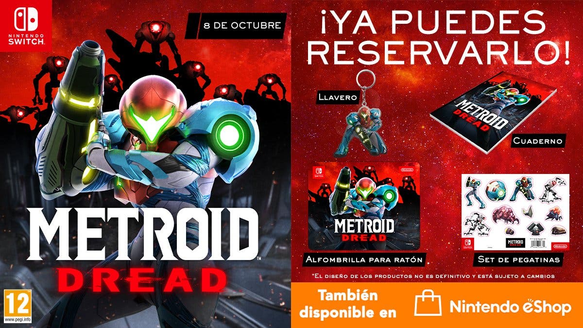 Regalos que puedes conseguir por reservar Metroid Dread en diferentes tiendas españolas