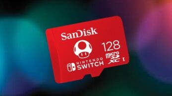 La tarjeta microSD SanDisk Champiñón oficial de Nintendo de 128 GB, disponible por menos de 20€