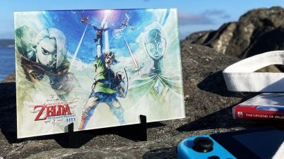 Este panel acrílico de Zelda: Skyward Sword HD está de camino al catálogo americano de My Nintendo