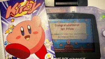 Encuentran esta rarísima tarjeta promocional de Kirby, distribuida en el E3 2002, en perfecto estado