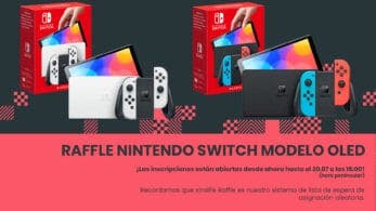 Apúntate a la nueva Raffle de xtralife para tener la oportunidad de conseguir una Nintendo Switch OLED