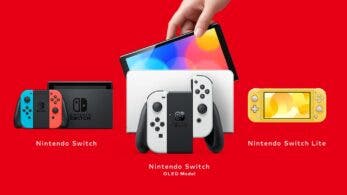 Tabla comparativa entre las especificaciones de Nintendo Switch OLED Model, Switch y Switch Lite
