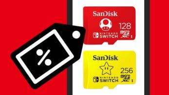 Las tarjetas microSD SanDisk Champiñón / Estrella oficiales para Nintendo Switch, disponibles con un 51% de descuento