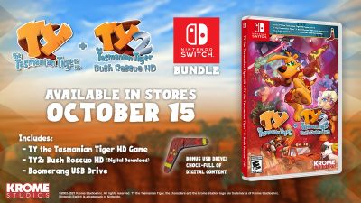 TY the Tasmanian Tiger HD confirma edición física y pack con TY the Tasmanian Tiger 2: Bush Rescue HD