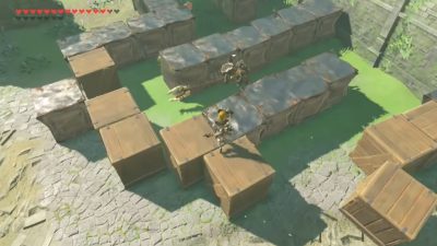 Ponen a prueba a los Bokoblins de Zelda: Breath of the Wild creándoles este laberinto