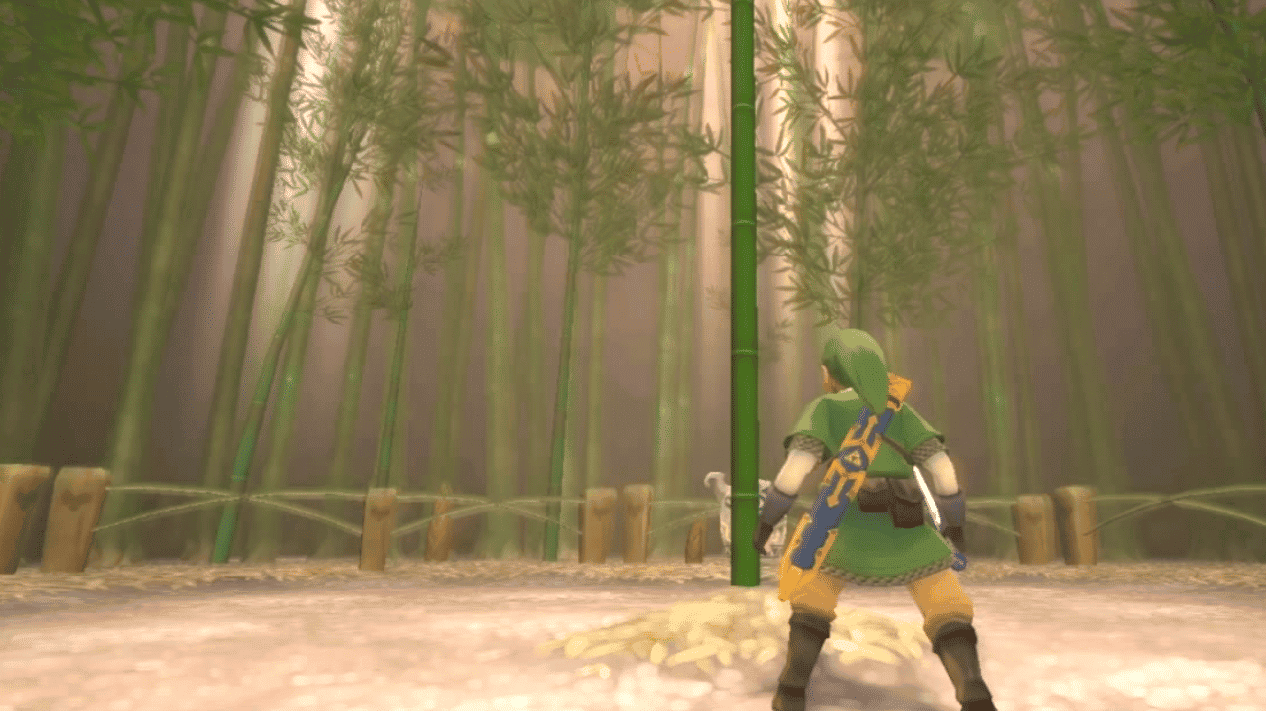 Así facilita Zelda: Skyward Sword HD el minijuego de cortar bambú