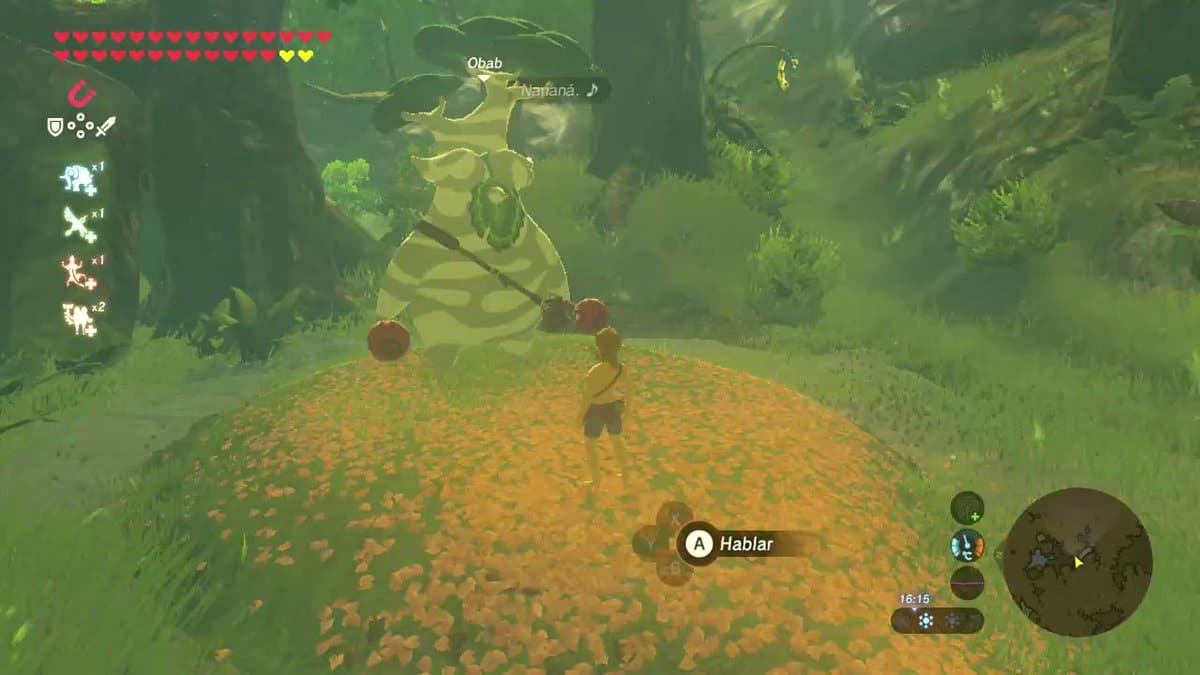 Los jugadores siguen sorprendiéndose con lo que dice Obab si Link va desnudo en Zelda: Breath of the Wild