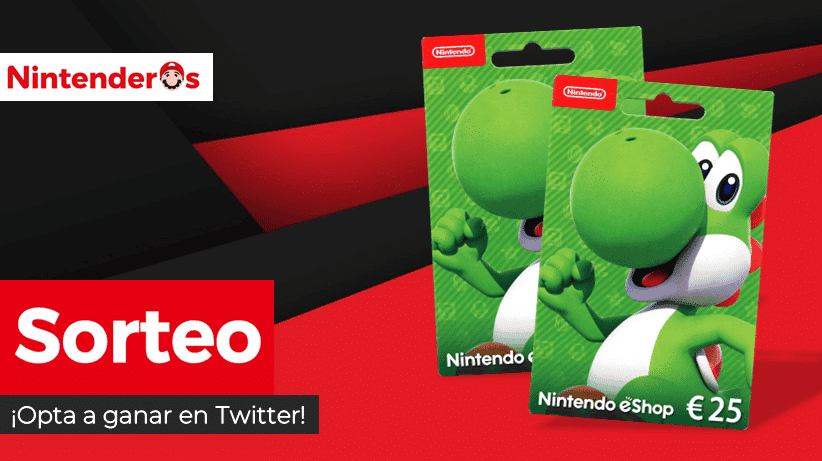[Act.] ¡Sorteamos 2 tarjetas de 25€ para la Nintendo eShop en Twitter!