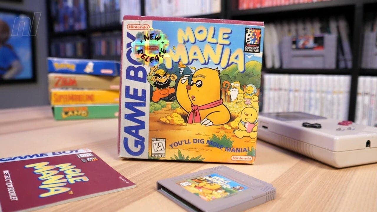 Este vídeo nos recuerda Mole Mania, el adorable pero olvidado clásico de Game Boy producido por Miyamoto