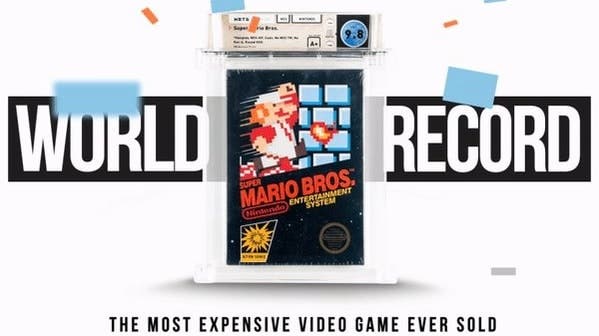 Esta copia de Super Mario Bros. para NES ha batido el récord mundial de precio de venta de un videojuego en una subasta