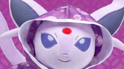 Espeon se une a la línea de peluches Pokémon oficiales de Build-a-Bear