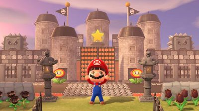 Recrean el Castillo de Bowser en Animal Crossing: New Horizons