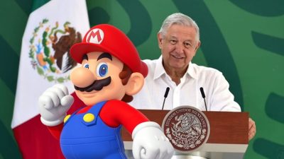 «Los niños ya no pueden depender del Nintendo, hay mucha violencia en los juegos», afirma AMLO, presidente de México