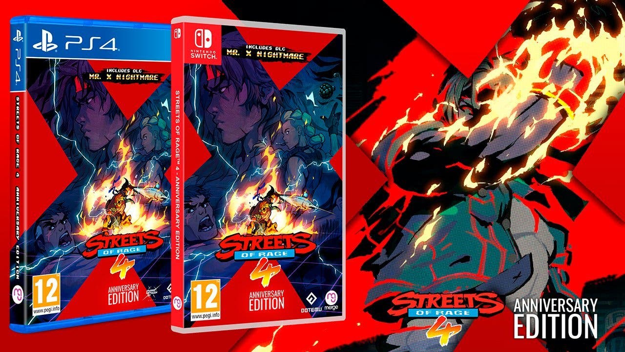 La nueva edición de aniversario de Streets of Rage 4 nos llega de la mano de Tesura Games: reserva disponible