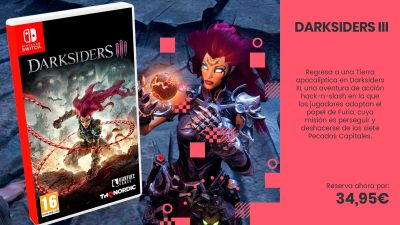 Acompaña a Furia en Darksiders III desde tu Nintendo Switch: reserva disponible