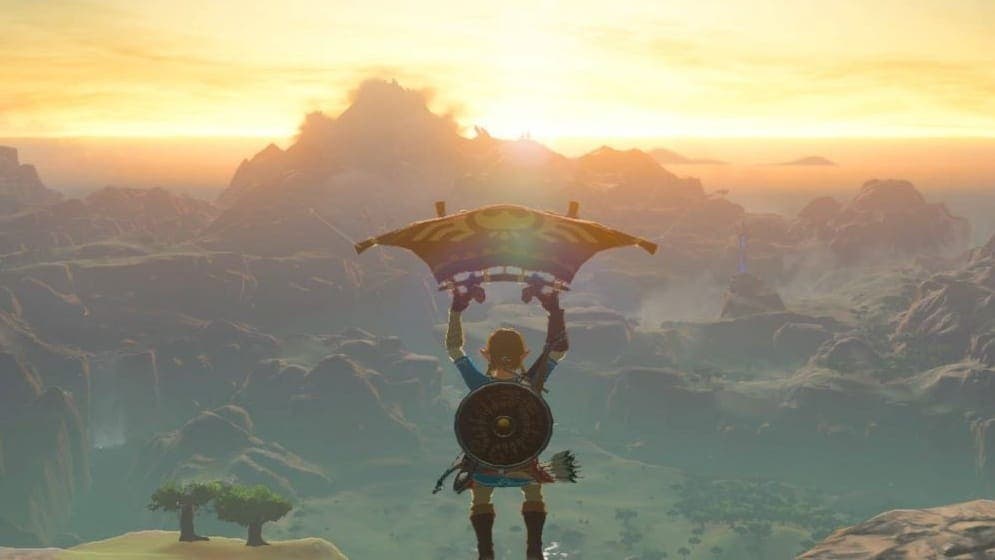 Jugador de Zelda: Breath of the Wild consigue volar sin usar la paravela